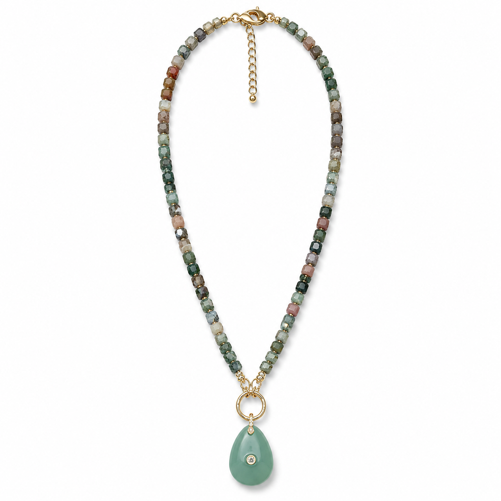 Sage Harbor Drop Necklace
