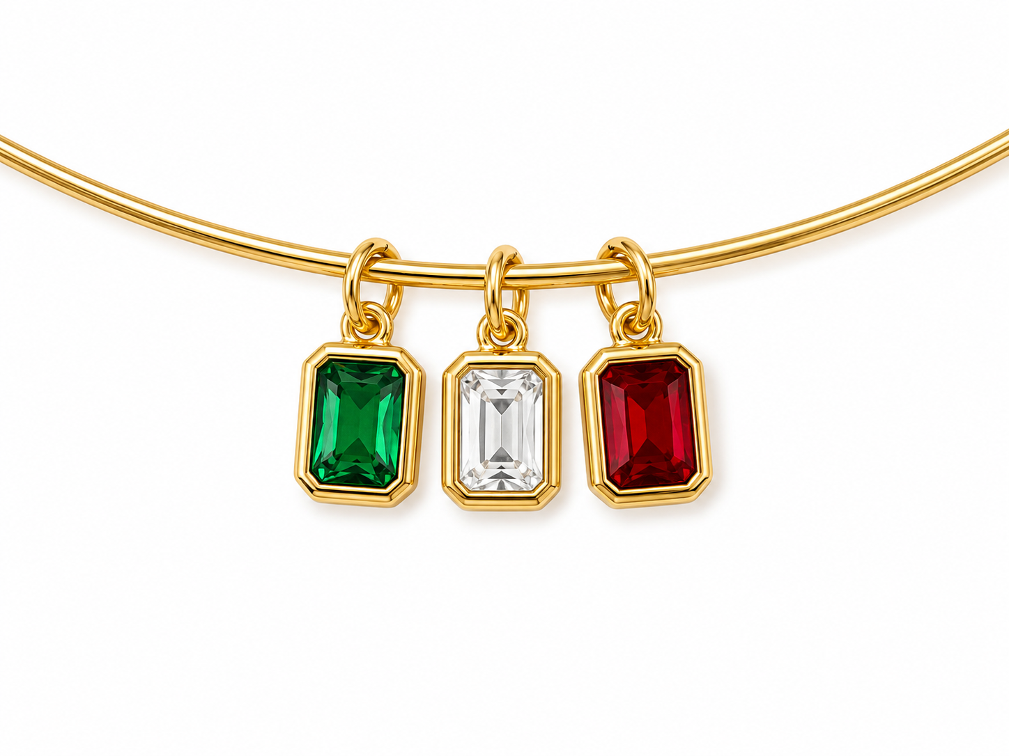 Holiday Trio Charm Collar