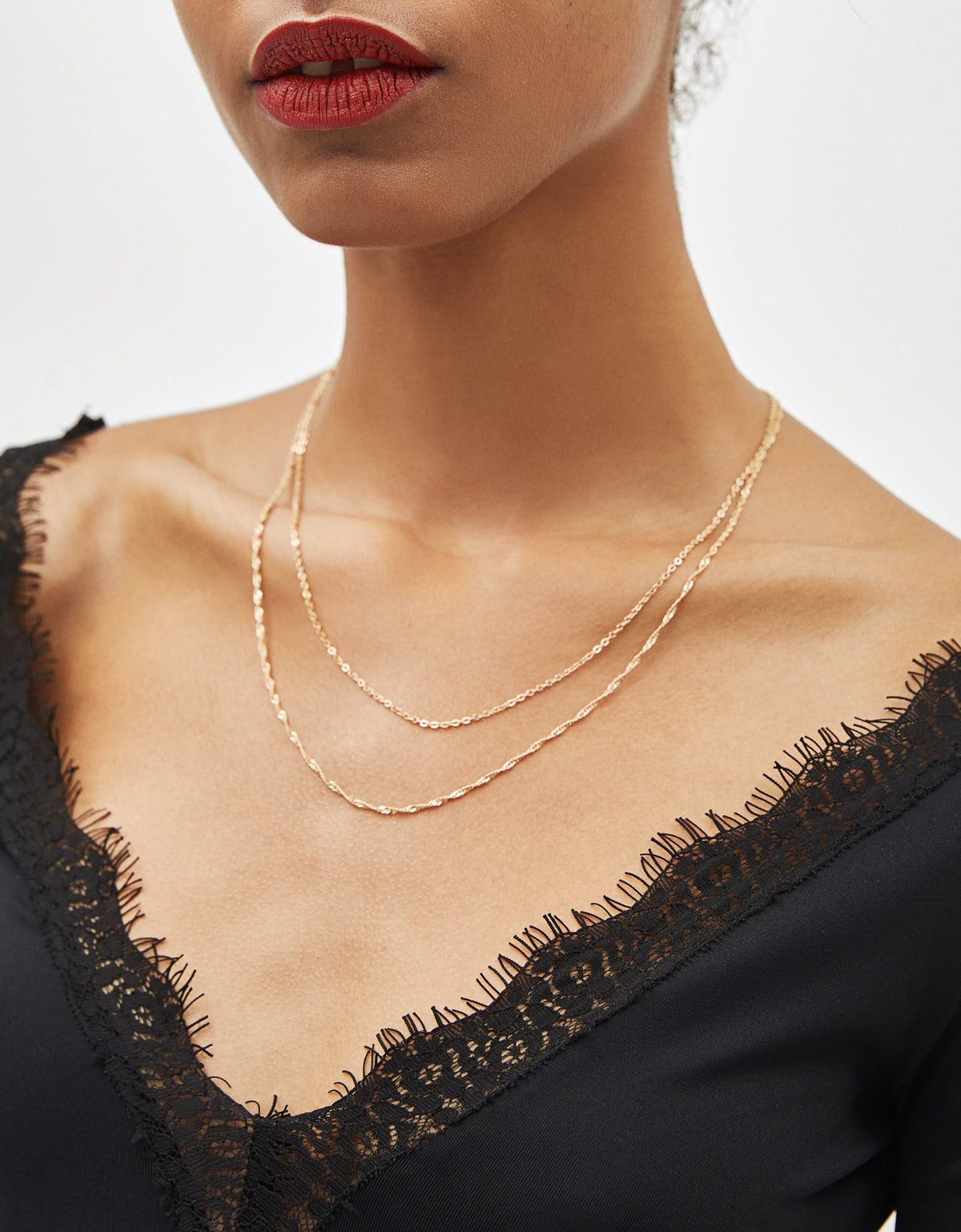 Crazybeautiful Multi-chain necklace