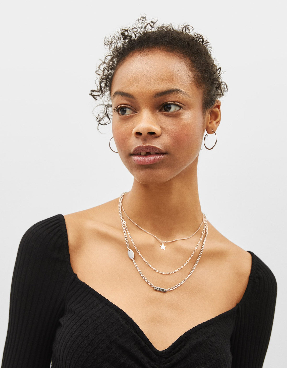 Crazybeautiful Chain necklace with star pendant