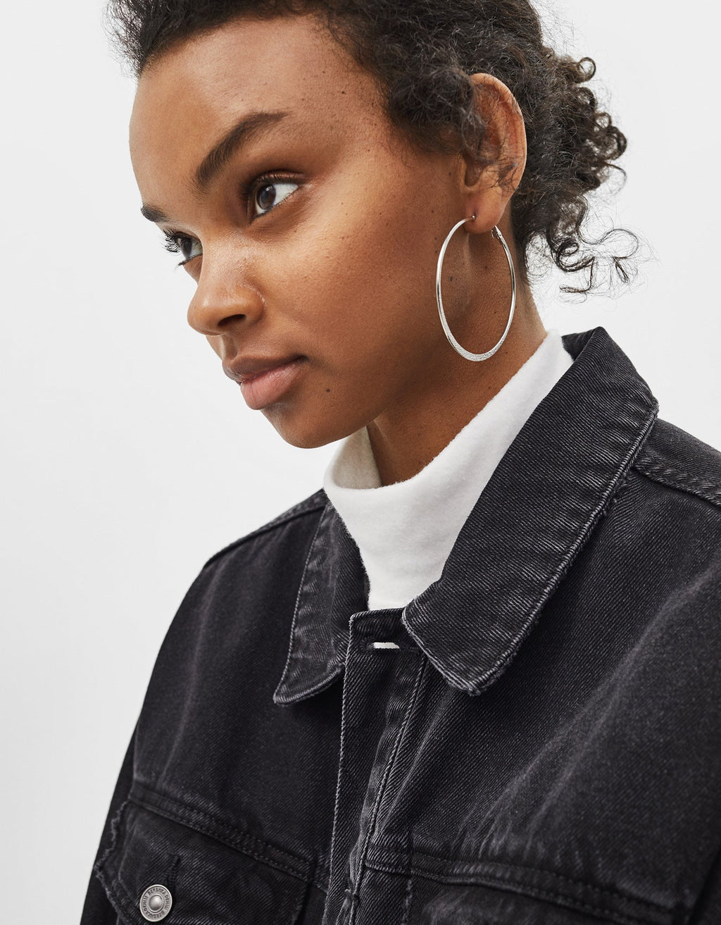 Crazybeautiful Set of 3 pairs of hoop earrings