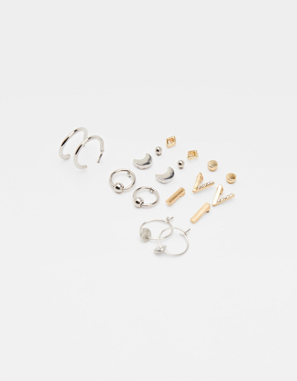 Crazybeautiful Set of minimalist earrings