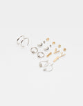 Crazybeautiful Set of minimalist earrings