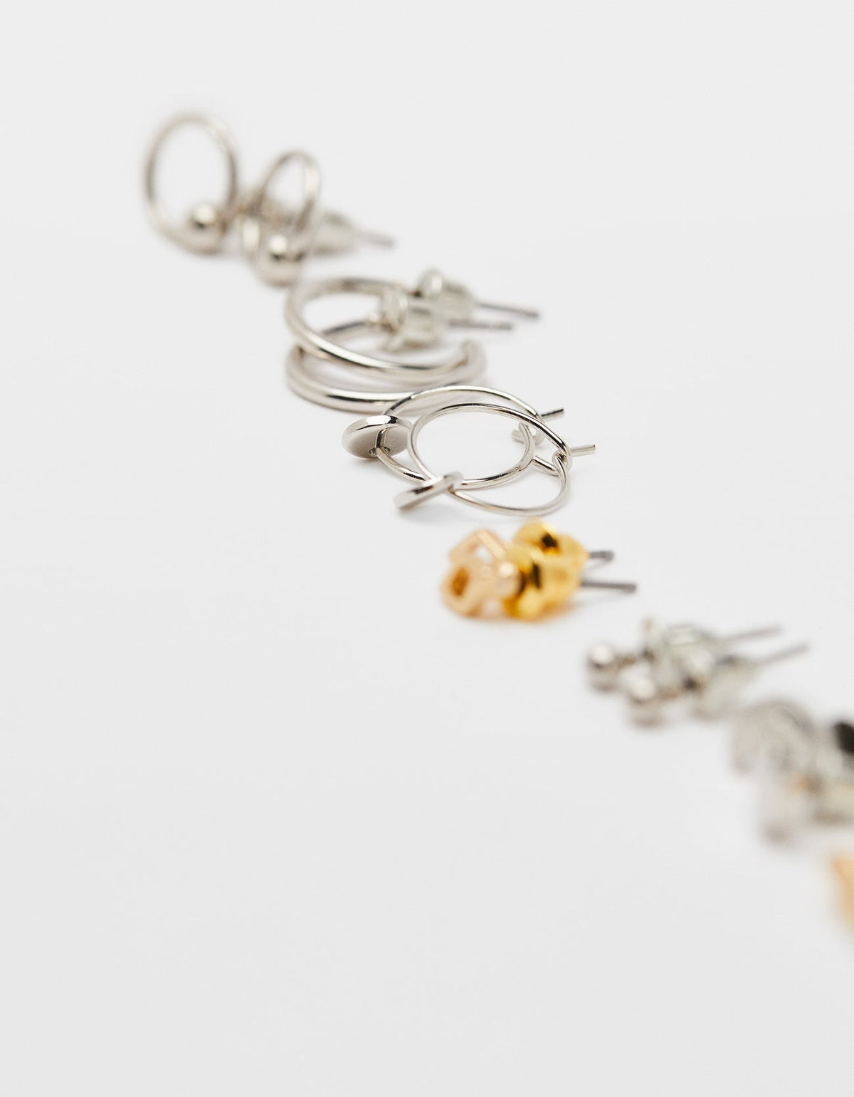 Crazybeautiful Set of minimalist earrings