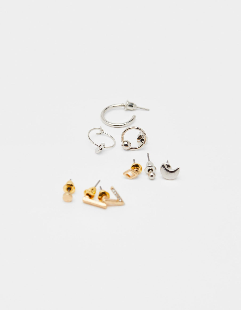 Crazybeautiful Set of minimalist earrings