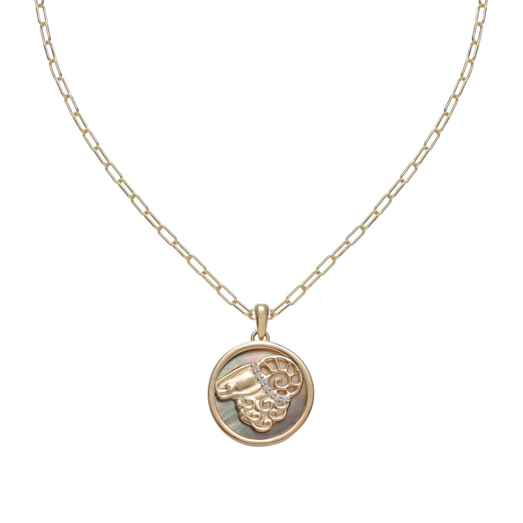 Zodiac Medallion Pendant