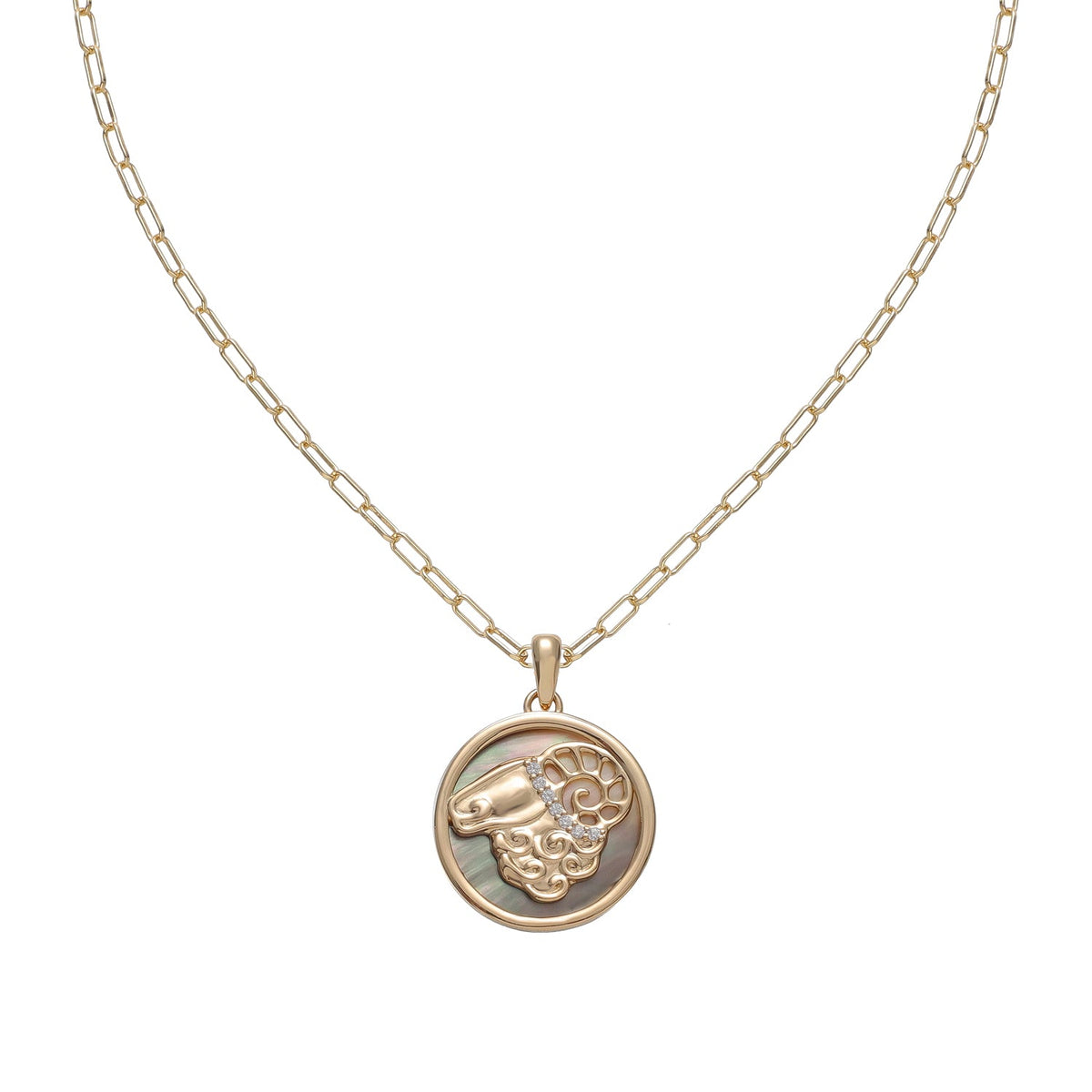 Zodiac Medallion Pendant