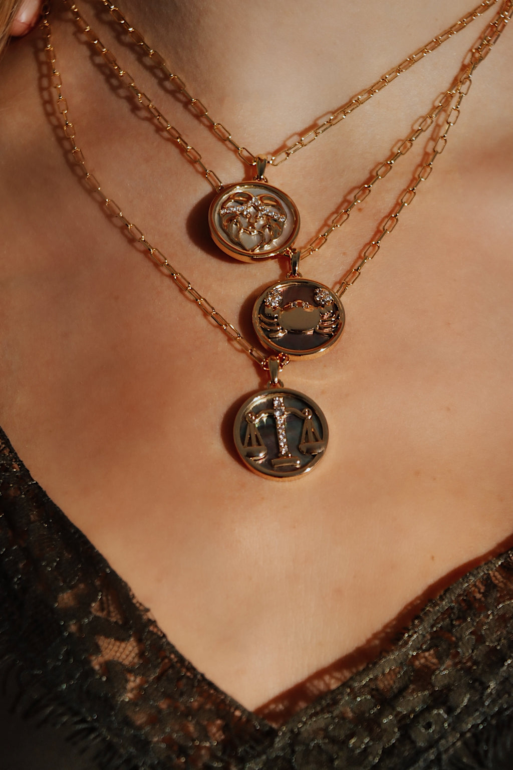 Zodiac Medallion Pendant