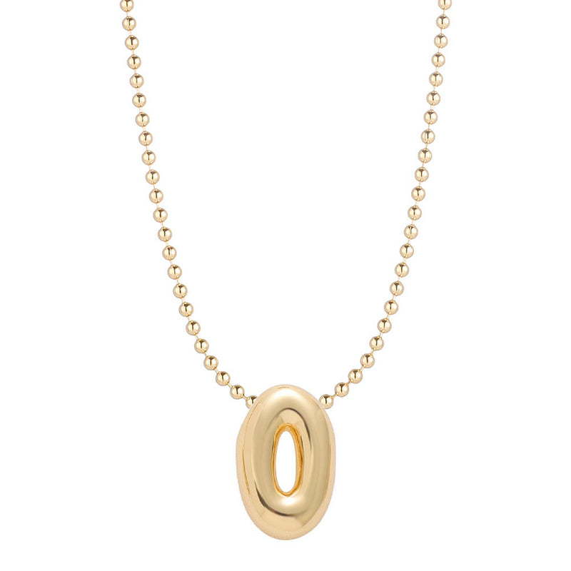 Mini Balloon Initial Necklace