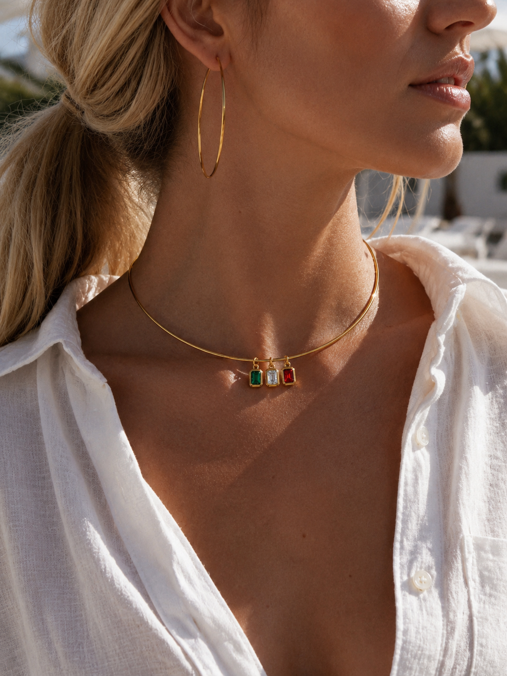 Holiday Trio Charm Collar