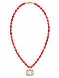 Scarlet Keepsake Beaded Necklace