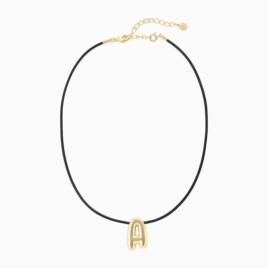 Large Balloon Initial Necklace
