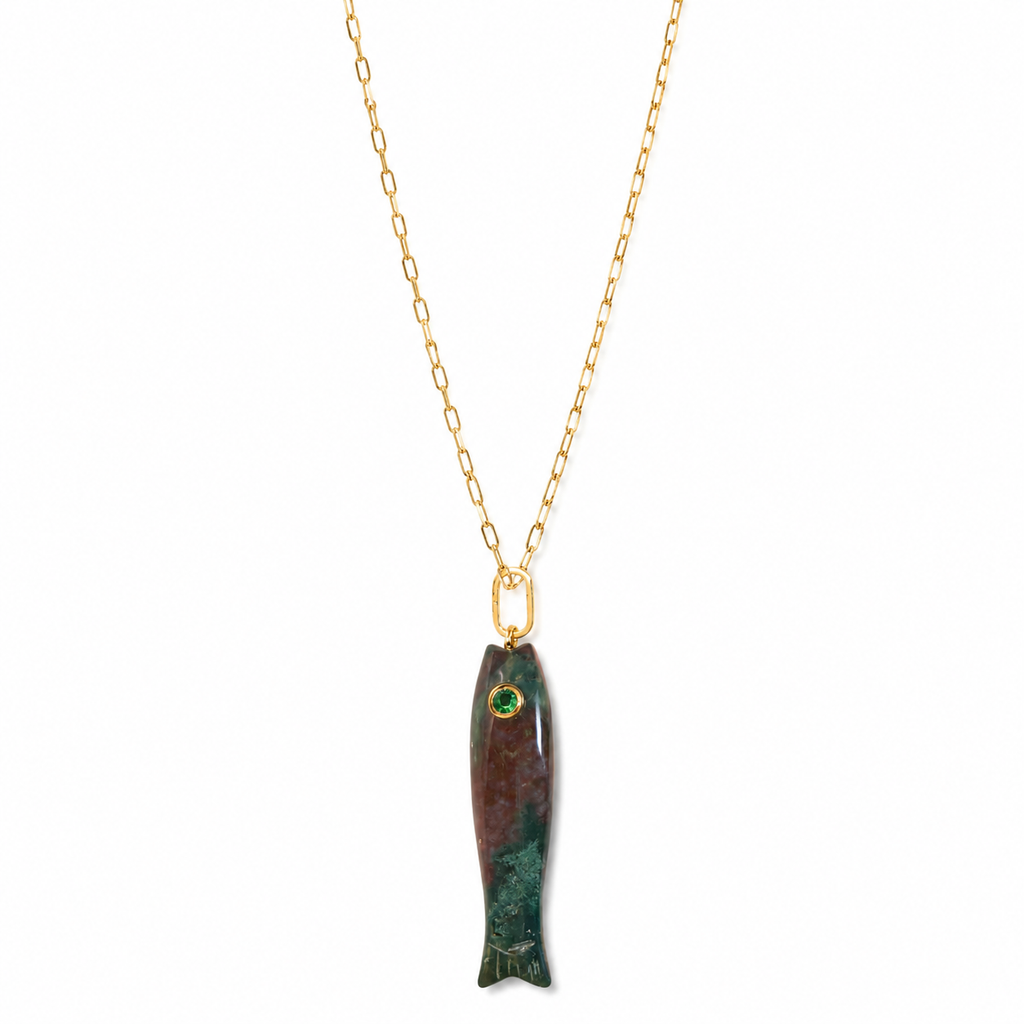 Sienna Fish Pendant Necklace