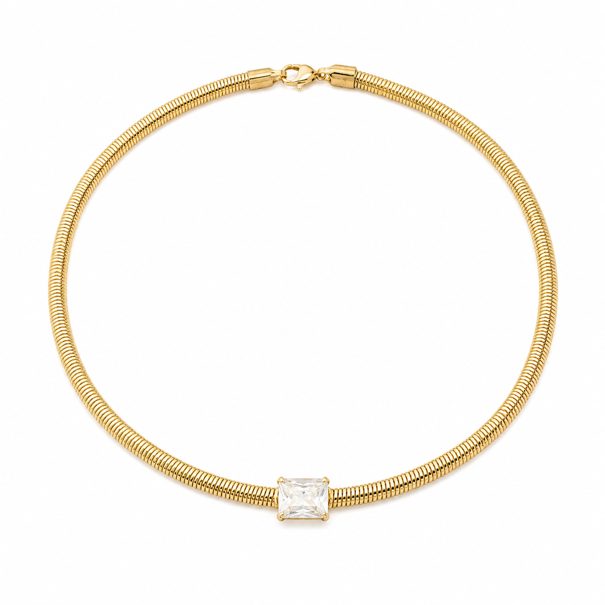 Lumi Square Collar Necklace