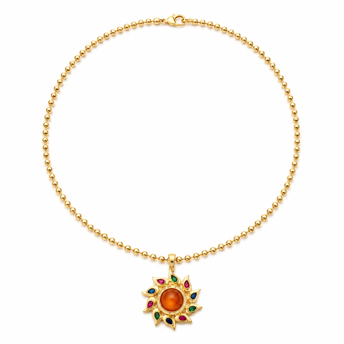 Mira Sun Pendant Necklace