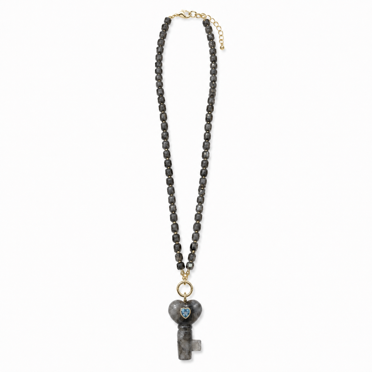 Midnight Key Necklace