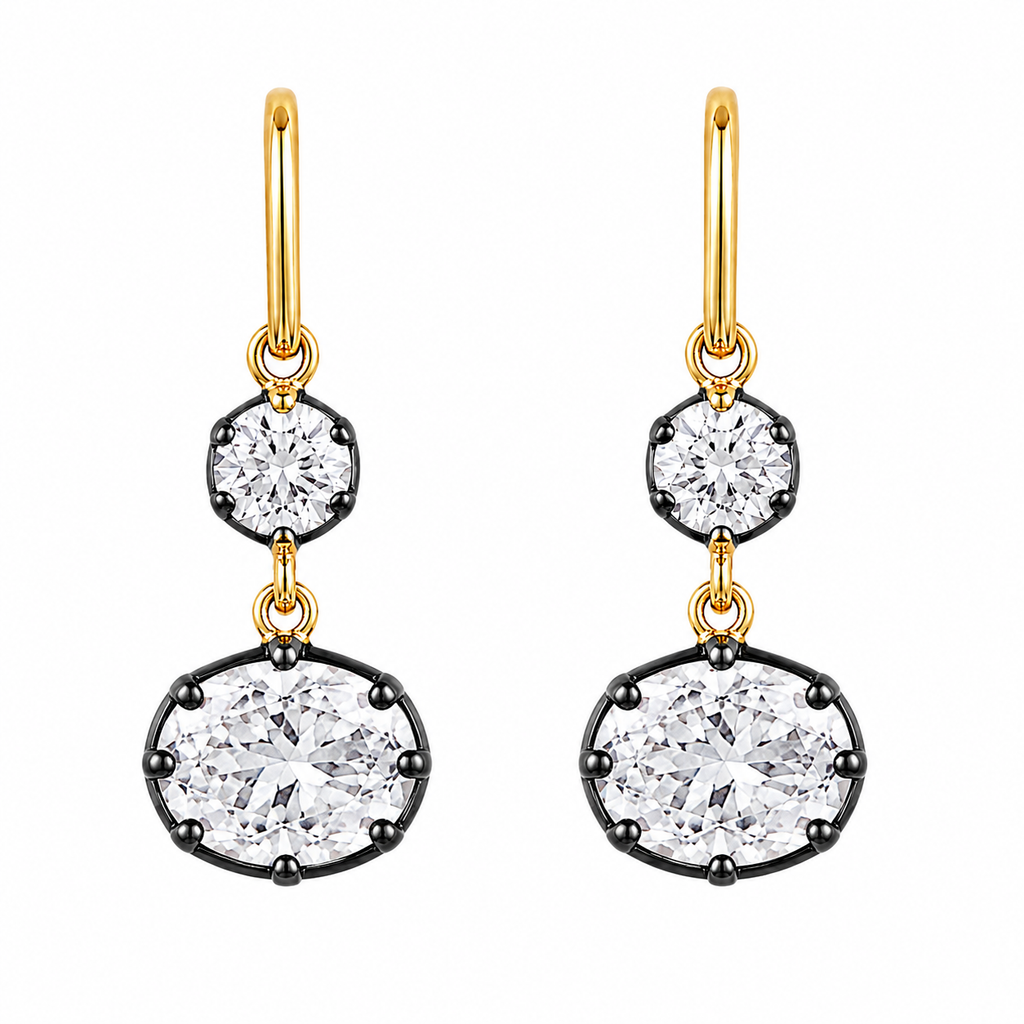 Hampton Crystal Drop Earrings