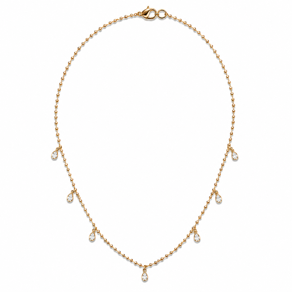 Celeste Pear Drop Necklace