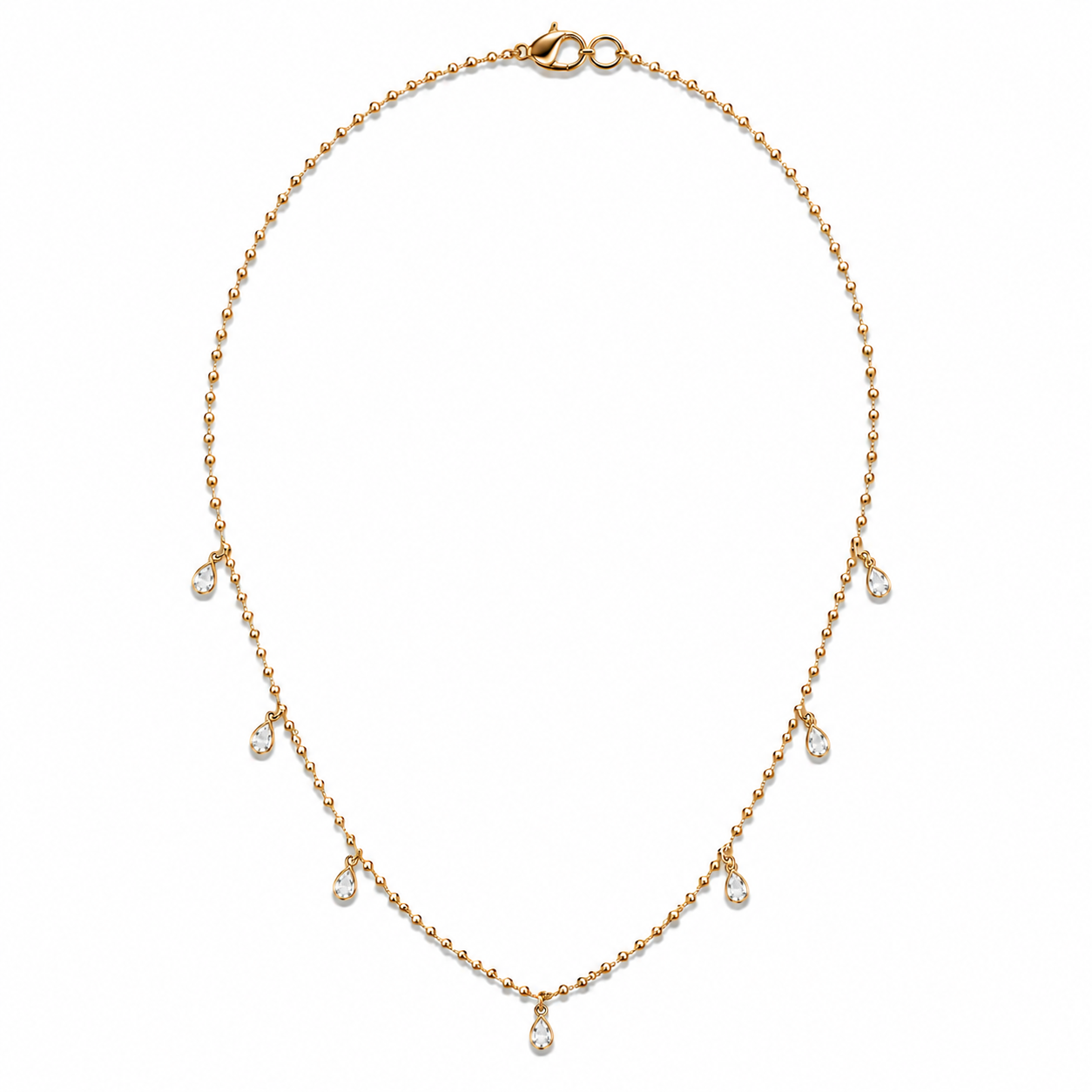 Celeste Pear Drop Necklace