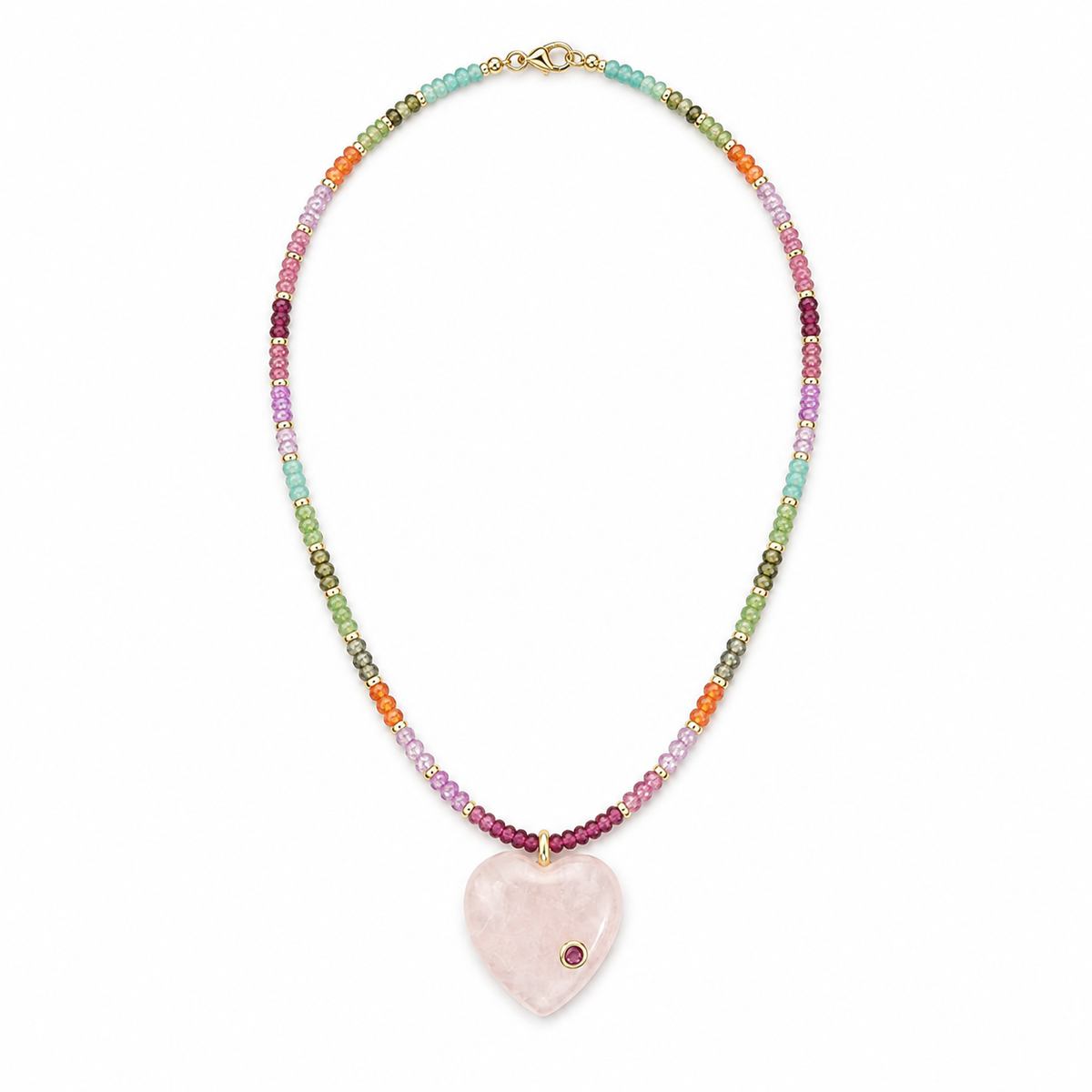 Rose Heart Muse Necklace