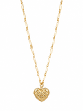 Honeycomb Heart Necklace