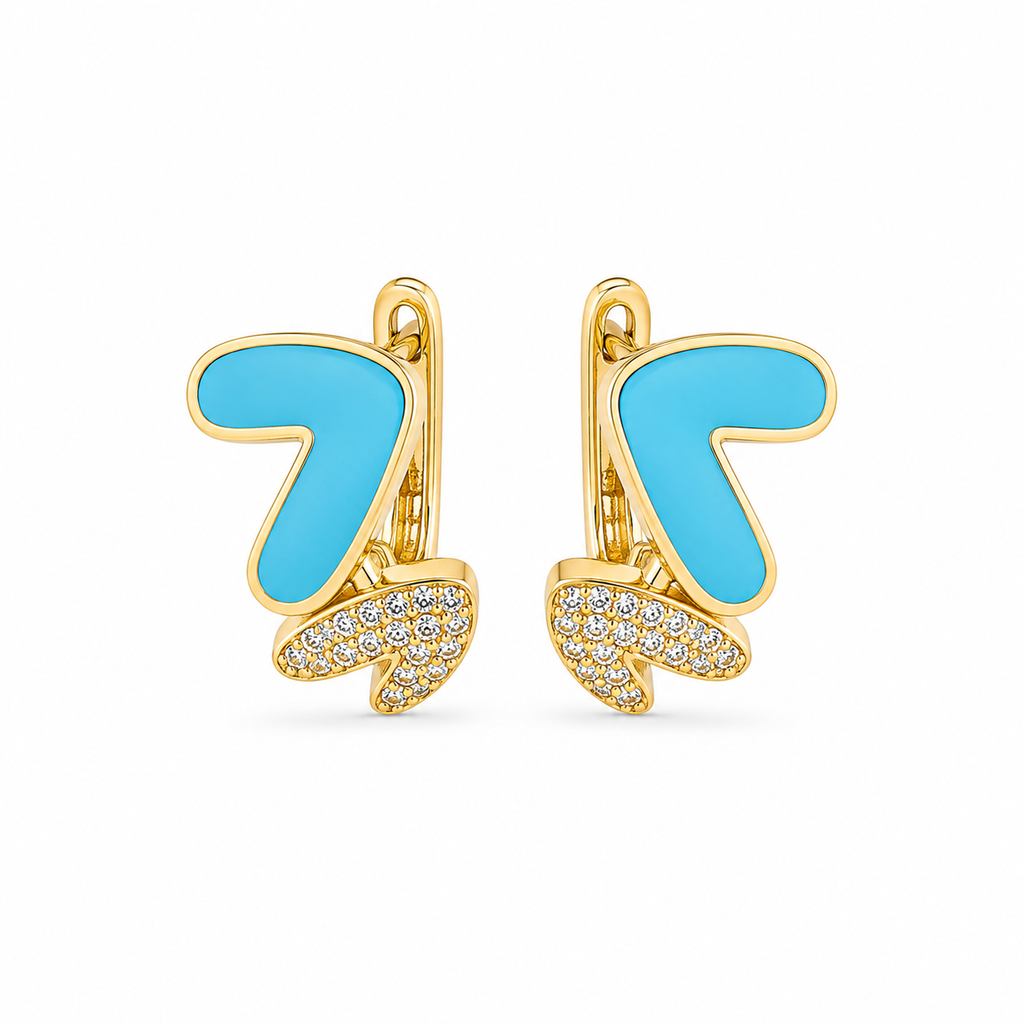 Turquoise Kiss Huggies