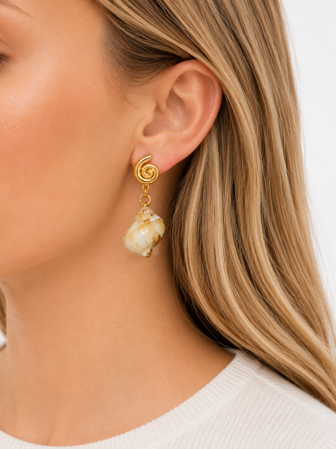 Positano Shell Earrings