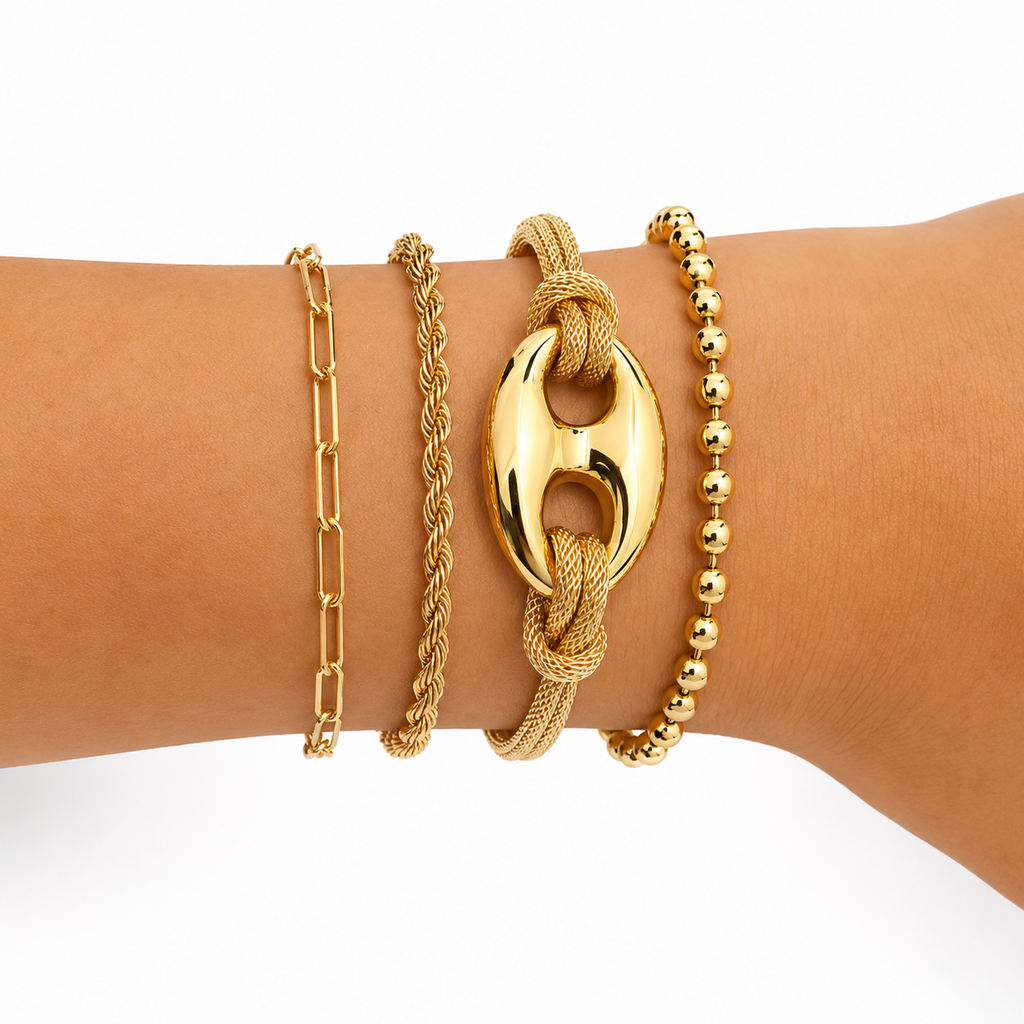 Marina Gold Rope Bracelet