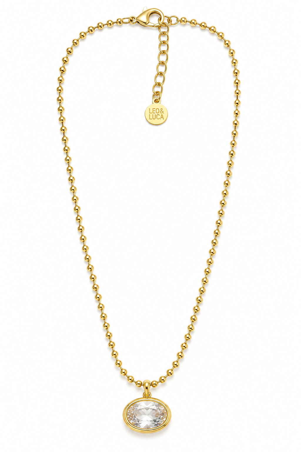 Oval Drop Necklace