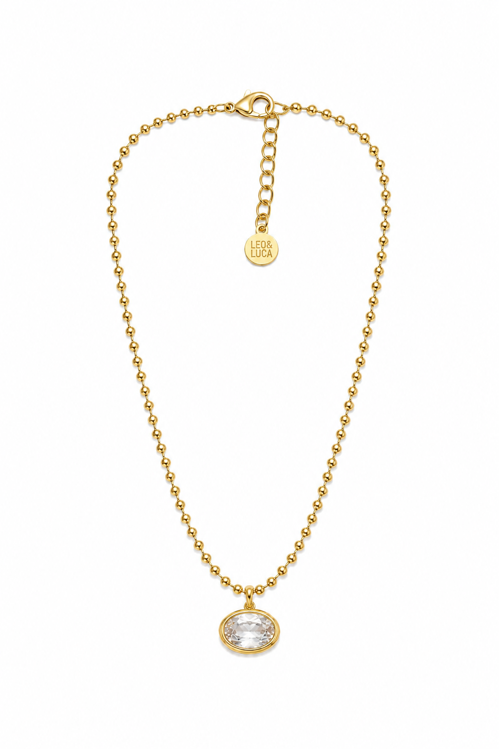Oval Drop Necklace