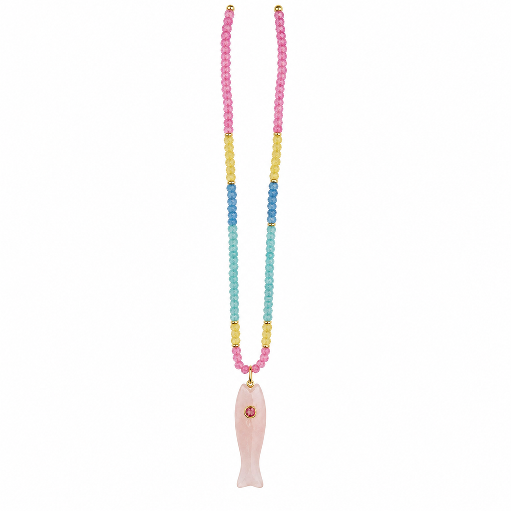 Rose Fish Necklace