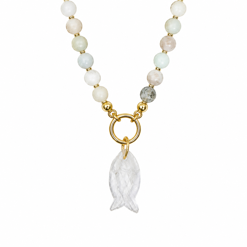 Sea Mist Fish Necklace