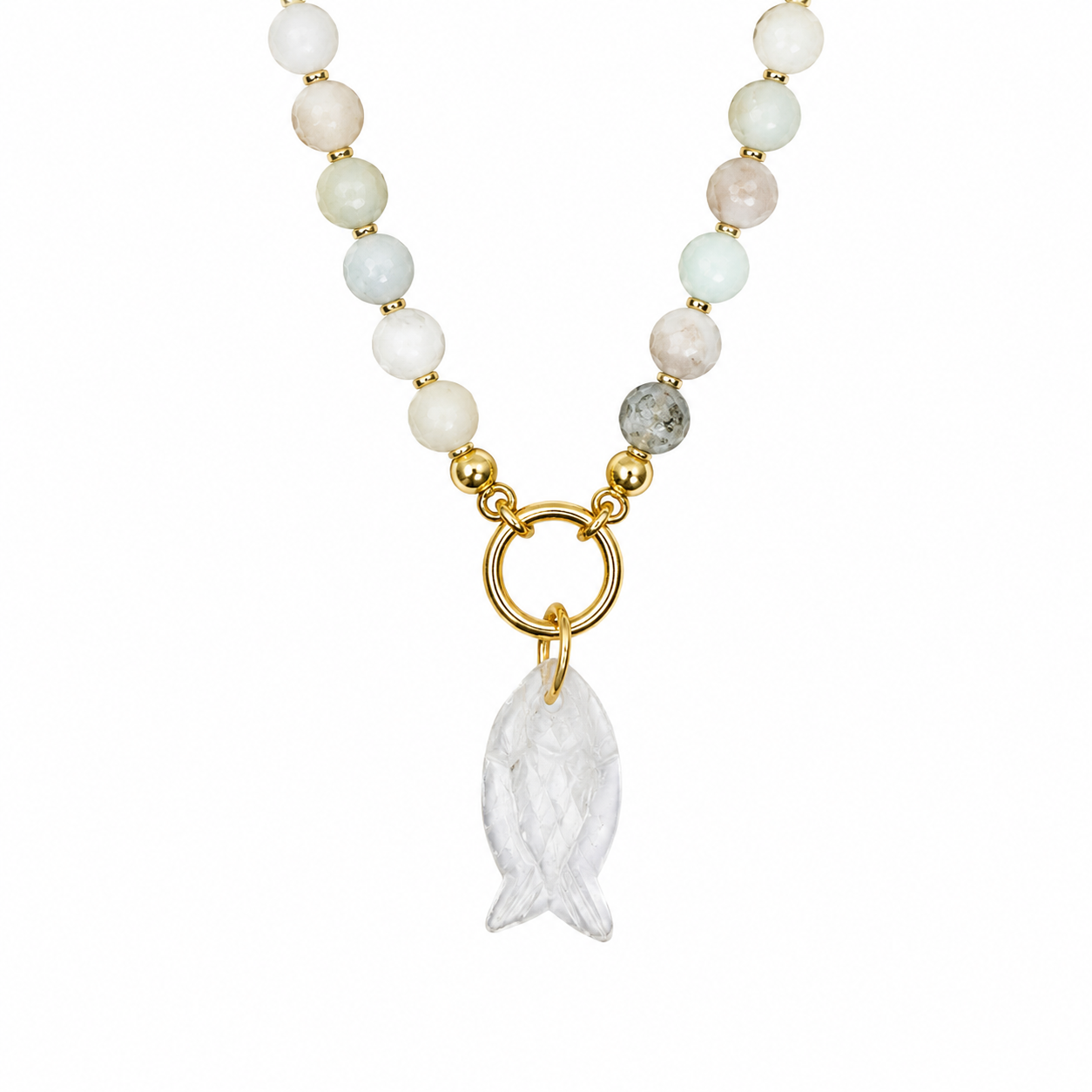 Sea Mist Fish Necklace