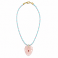 Seabloom Heart Cord Necklace