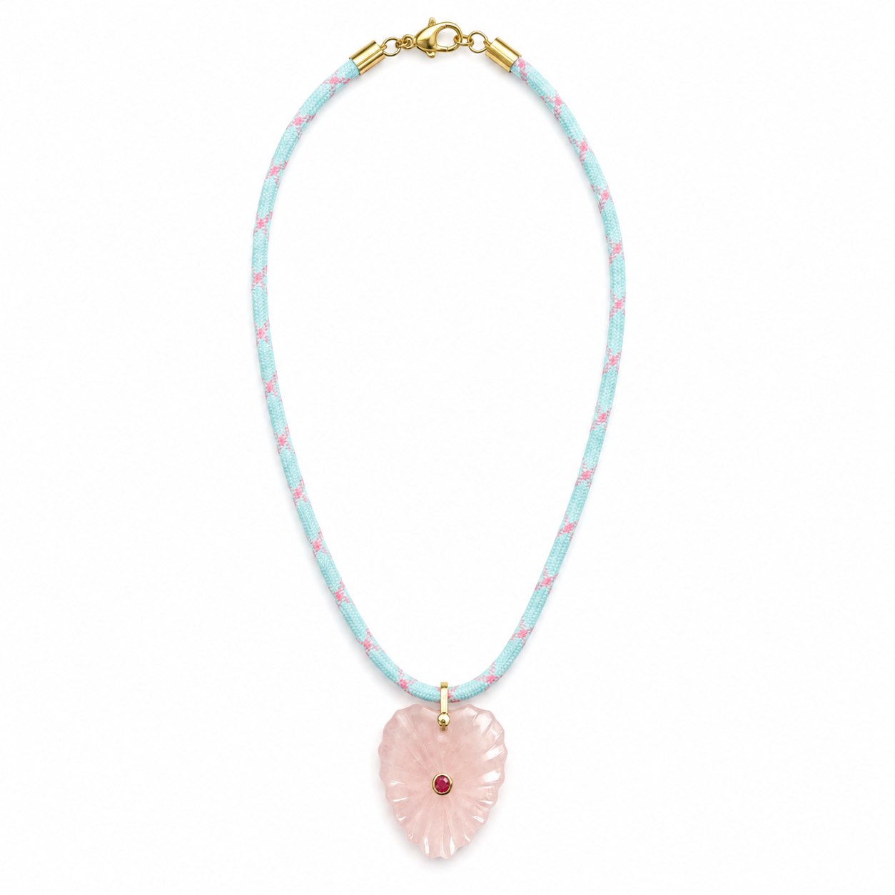 Seabloom Heart Cord Necklace