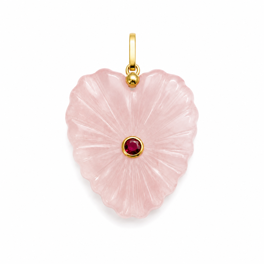 Seabloom Heart Cord Necklace
