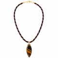 Sierra Tiger Eye Cord Necklace