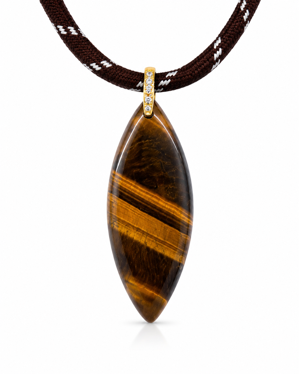 Sierra Tiger Eye Cord Necklace
