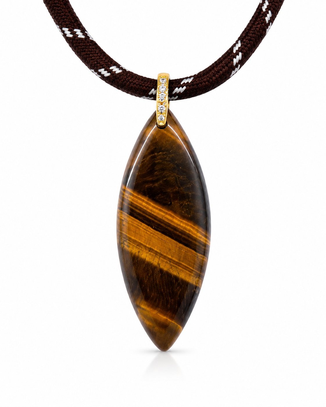 Sierra Tiger Eye Cord Necklace