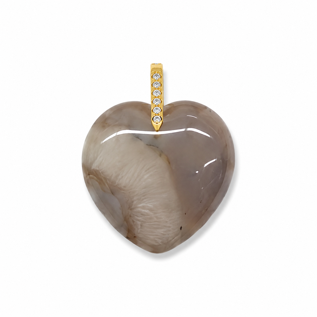 Sable Heart Cord Necklace