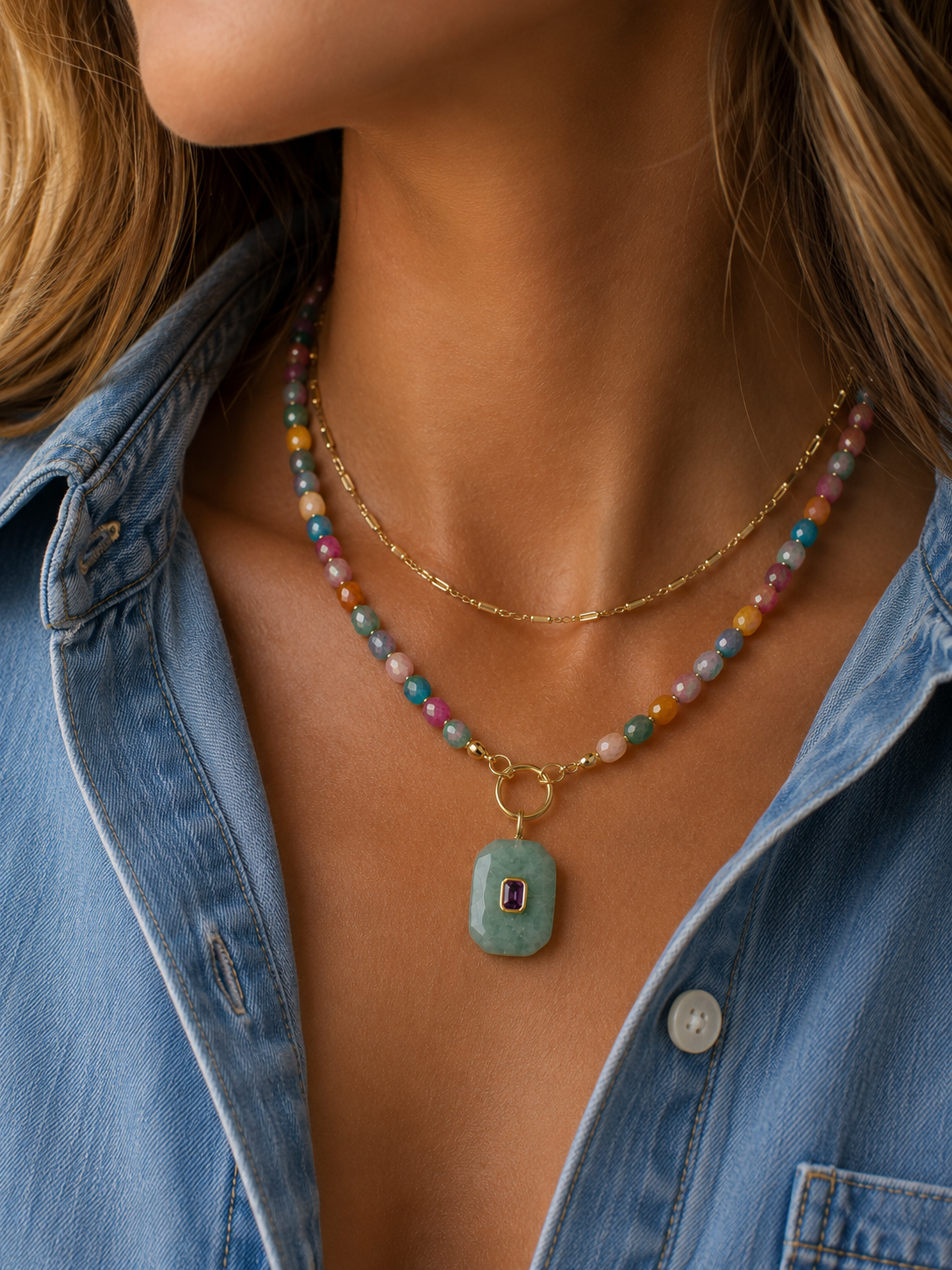 Cabana Mosaic Necklace