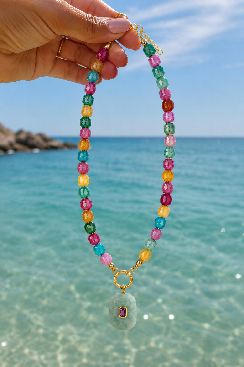 Cabana Mosaic Necklace