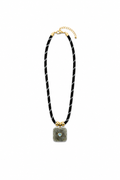 Slate Heart Cord Necklace
