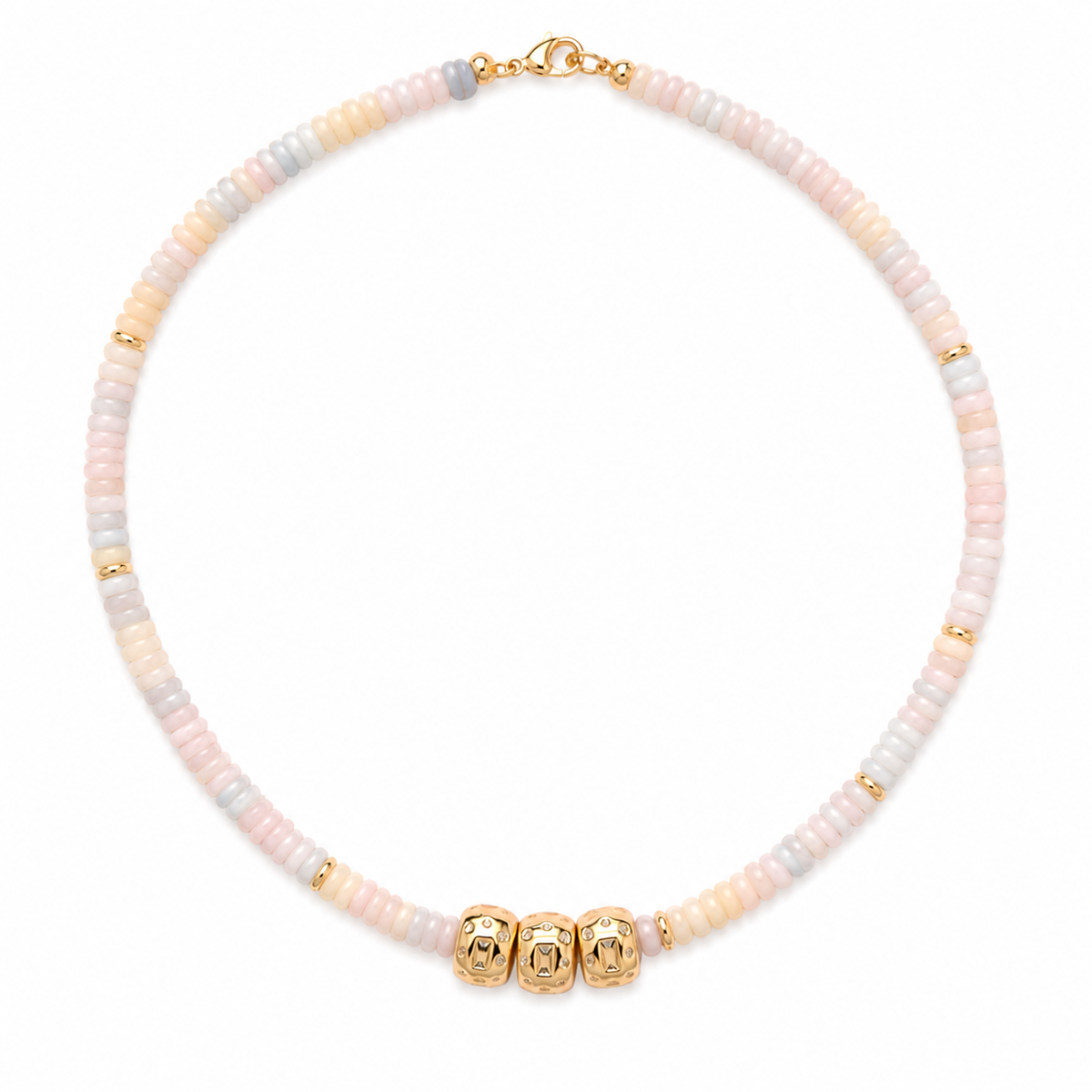 Blush Beaded Necklace