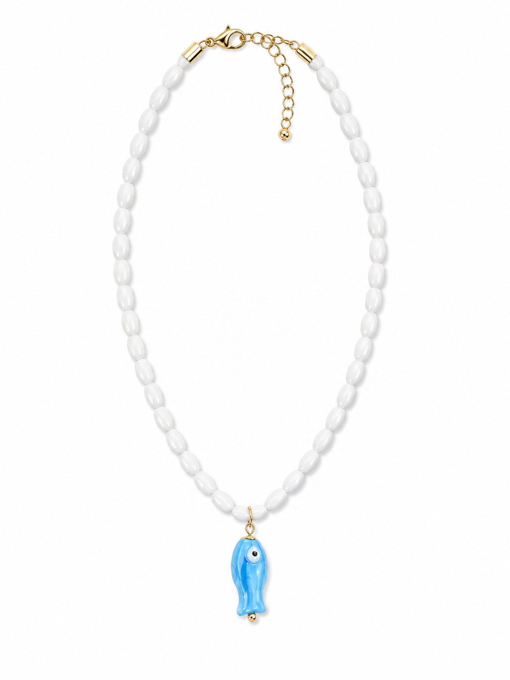 Beaded Fish Necklace