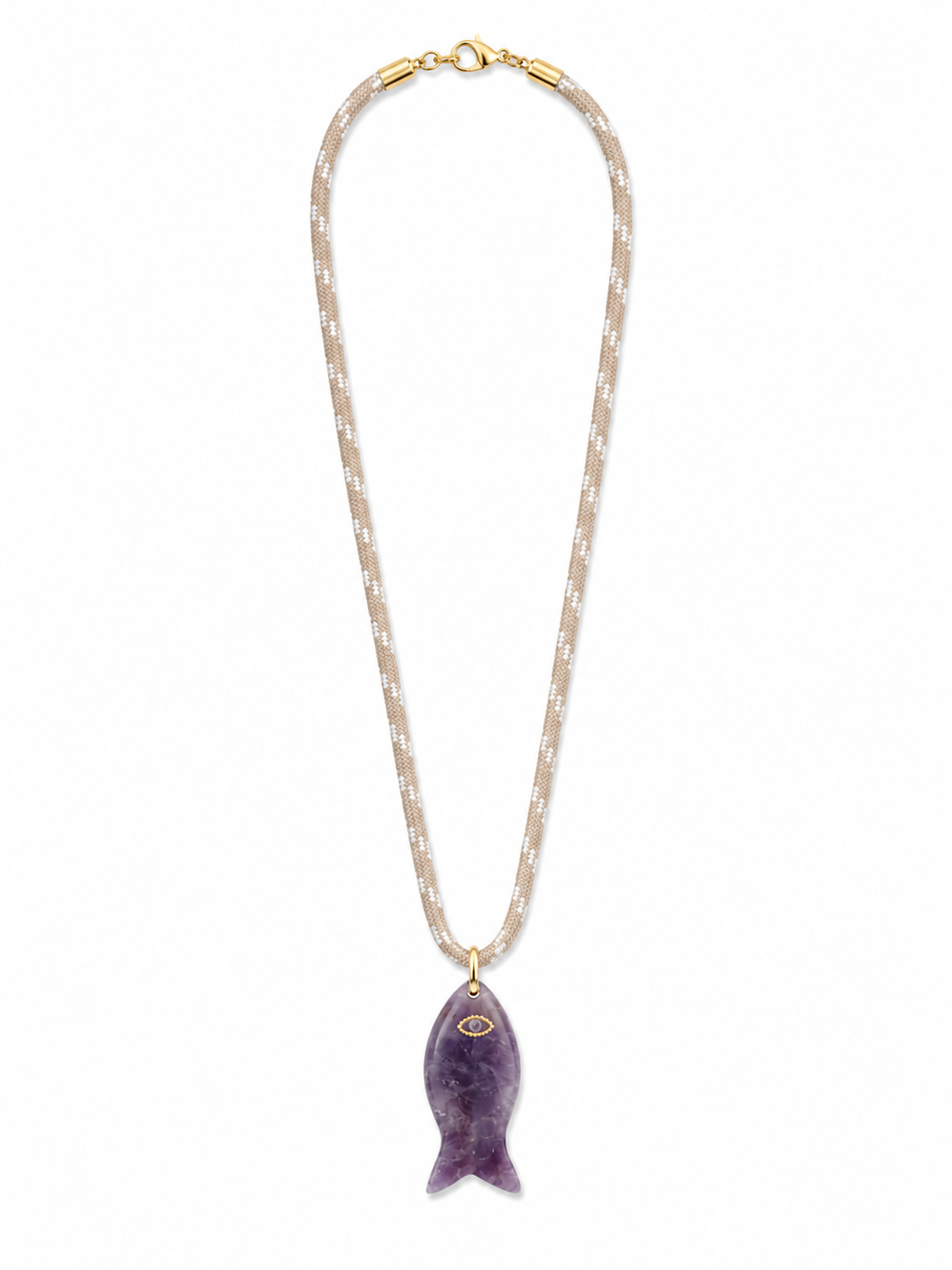 Twilight Tide Fish Cord Necklace