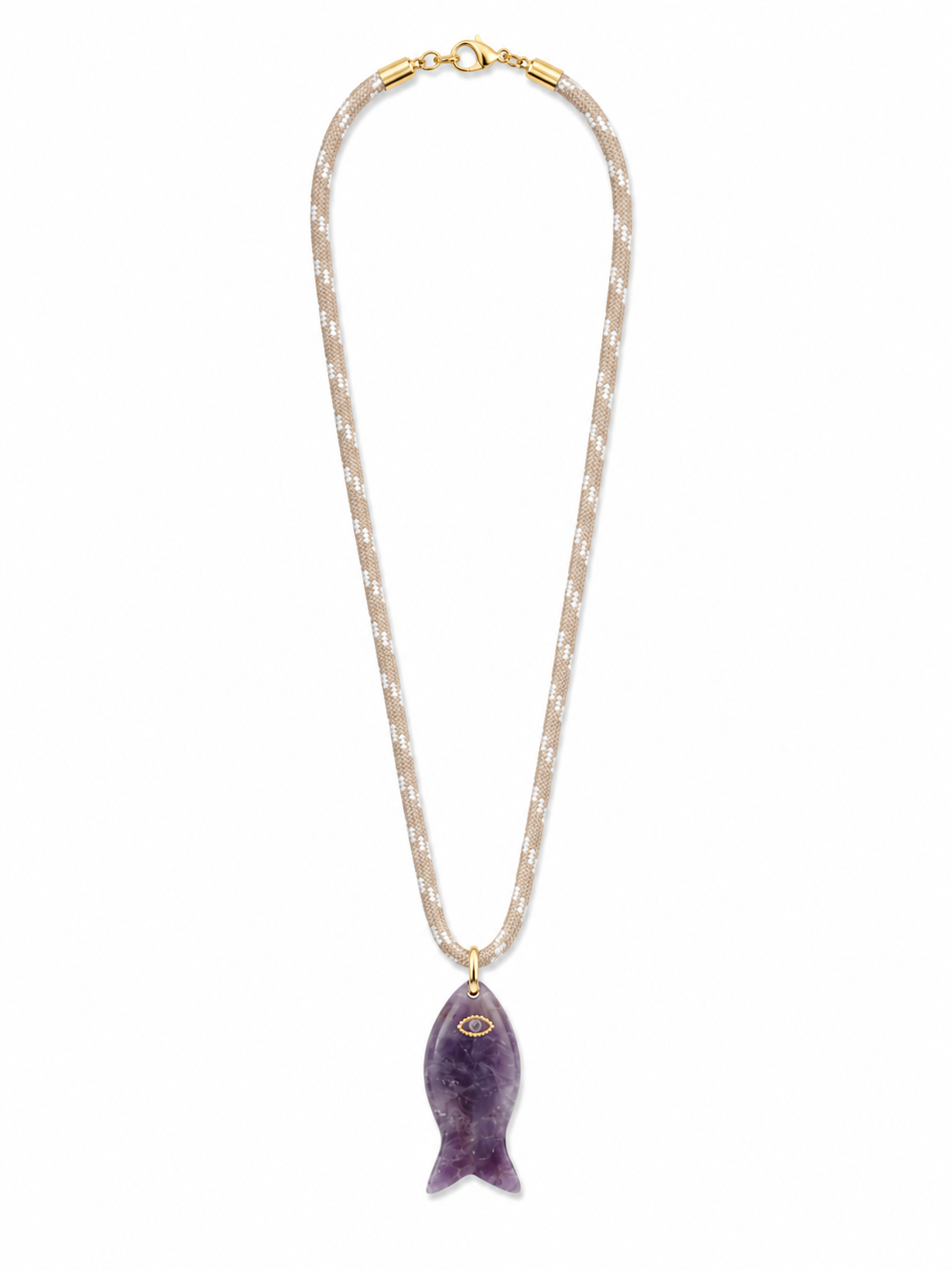 Twilight Tide Fish Cord Necklace