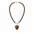 Sienna Heart Beaded Necklace
