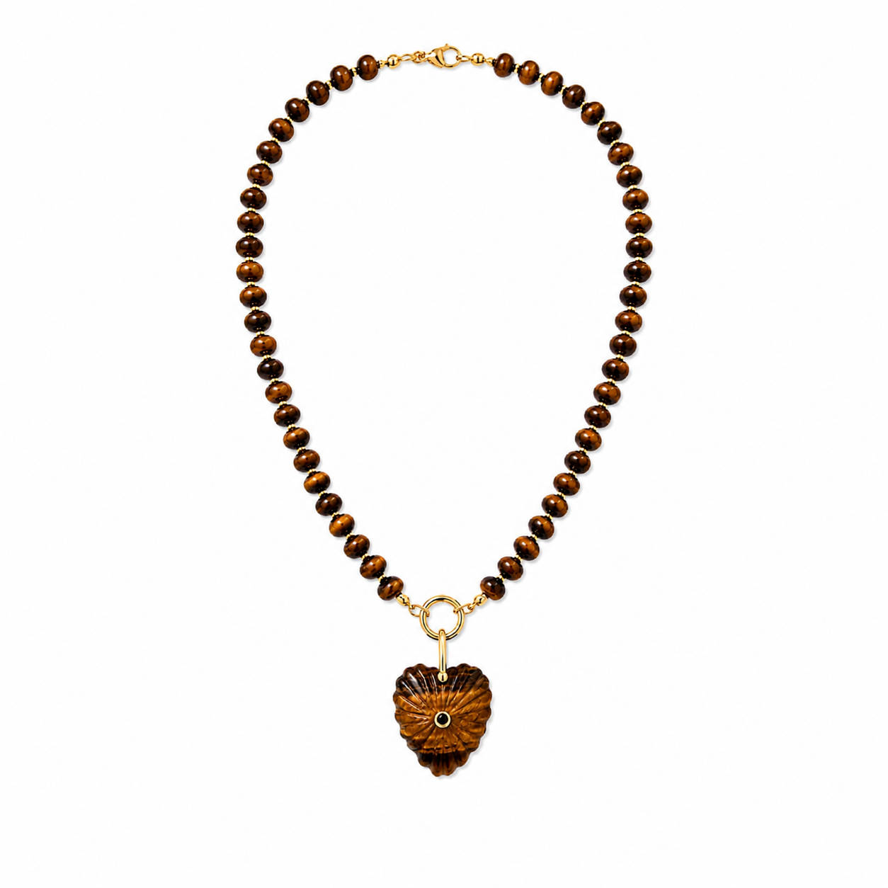Sienna Heart Beaded Necklace