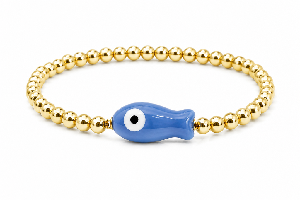 Lucky Fish Beaded Bracelet
